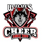 logo Wolves Athletic Program cheerleaders WIS