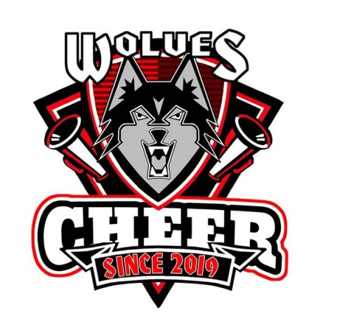 logo Wolves Athletic Program cheerleaders WIS