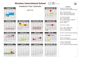 WISAcademicCalendar2021-22 v1
