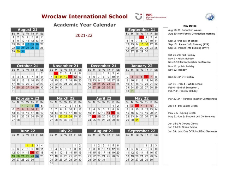 WISAcademicCalendar2021-22 v1