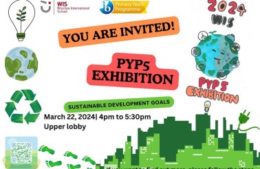 PYP5 Exhibition invitation