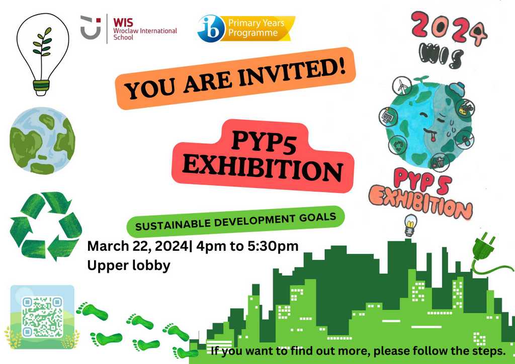 PYP5 Exhibition invitation
