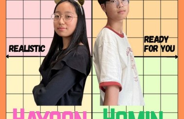 Student Council Election Poster - Homin Kam, Hayoon Kang